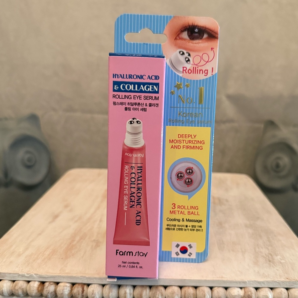 ⚡️Farm Stay Hyaluronic Acid & Collagen Rolling Eye Serum